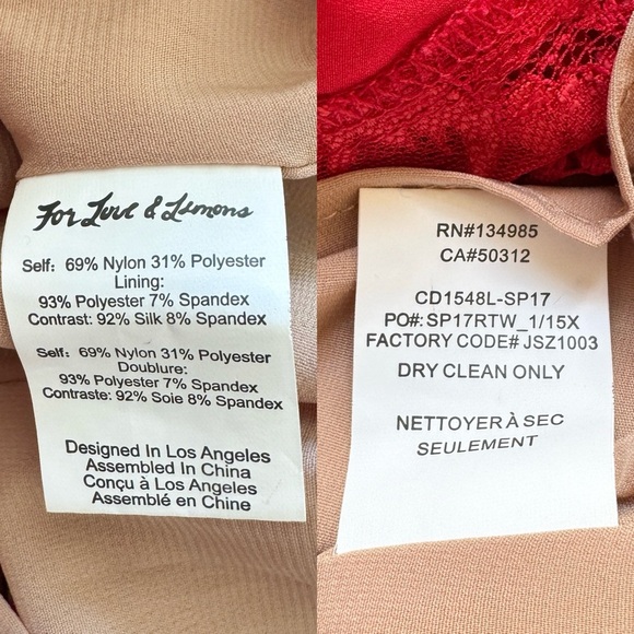 New! FOR LOVE & LEMONS • Chianti Tank Mini Dress in Red Hot - Picture 12 of 14